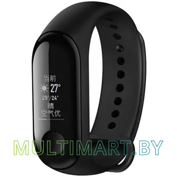 Фитнес-браслет Xiaomi Mi Band 3 (черный, китайская версия)
